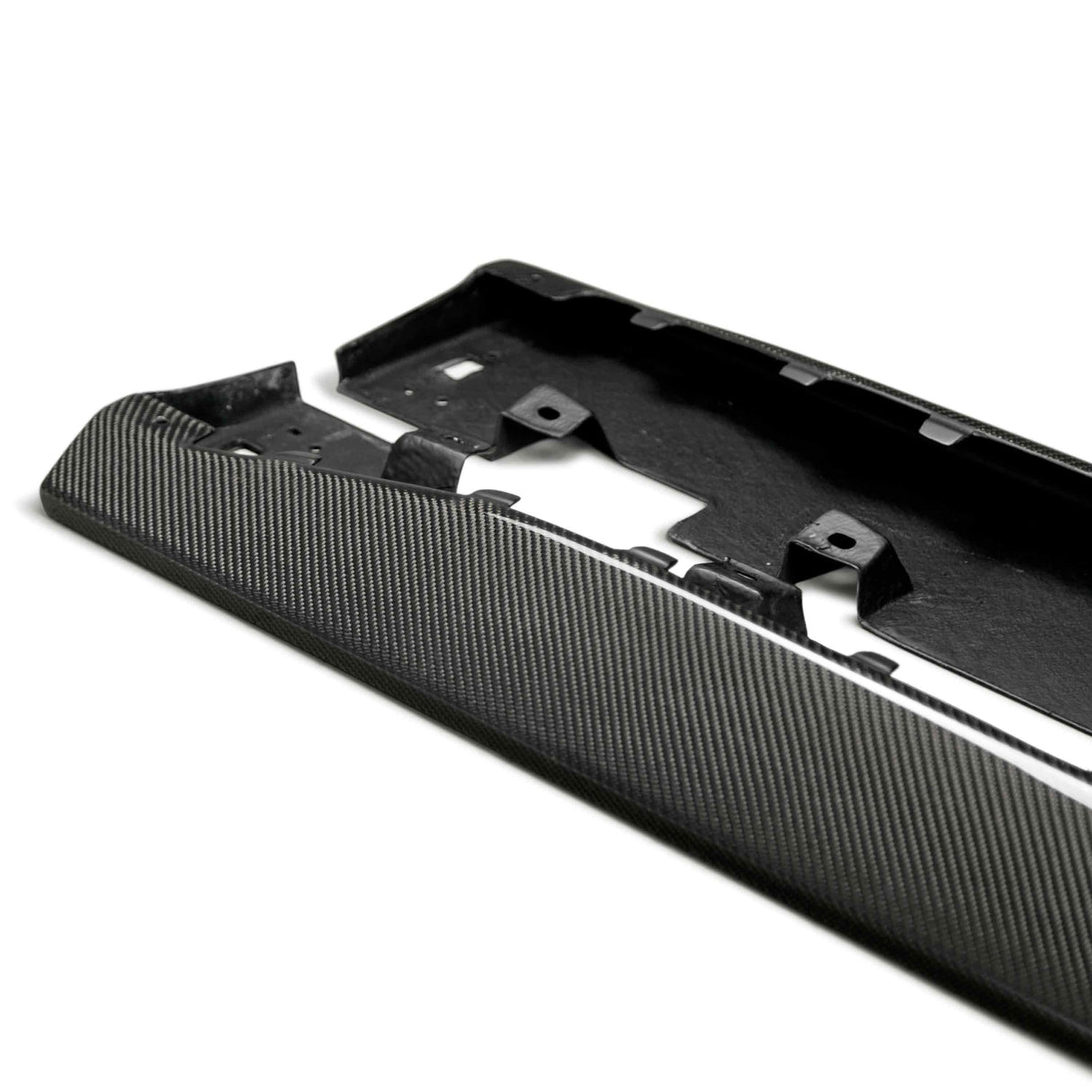 Carbon Fiber Side Rocker panel splitter for 2015-2023 Ford Mustang