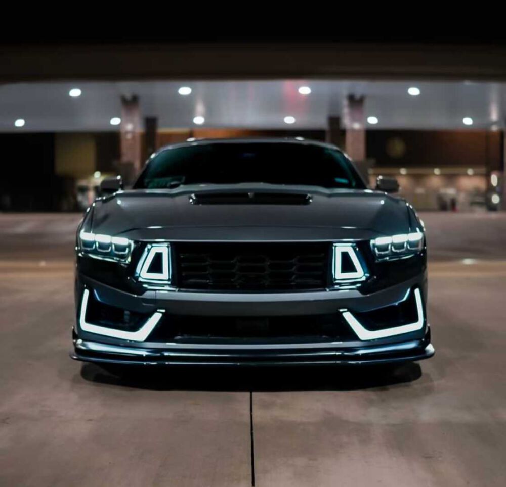 Front Bumper - Dark Horse Style w/LED - Set (Mustang 24+ GT, Ecoboost)