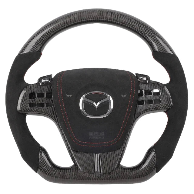 2017+ Mazda Carbon Fiber Steering Wheel - Customizable