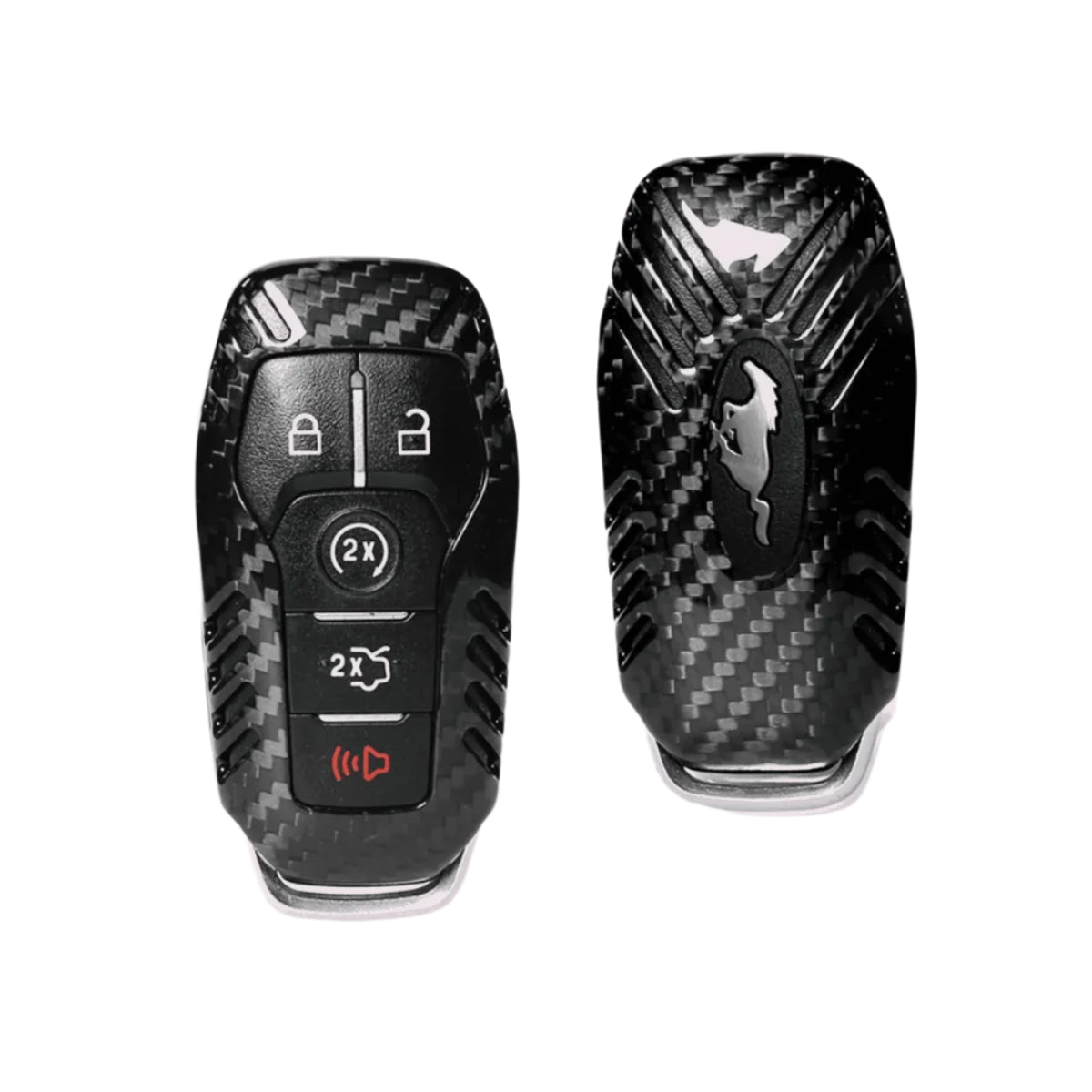 Carbon Fiber Key Fob Cover for 2015-2017 Mustang