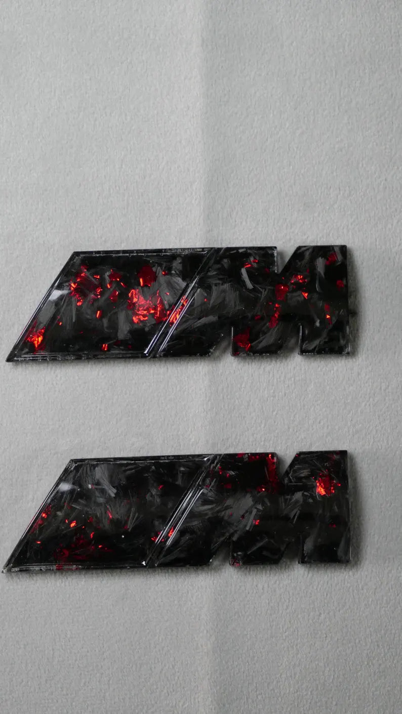 BMW Carbon Fiber Badges Front and Rear - M2, M3, M4, M5, M6, M8