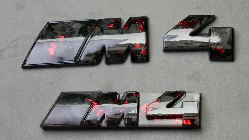 BMW Carbon Fiber Badges Front and Rear - M2, M3, M4, M5, M6, M8