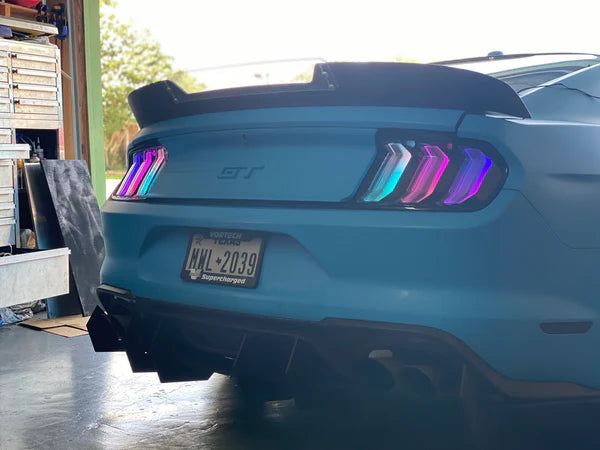 2015 - 2023 Ford Mustang RGB tail lights - Flow Series