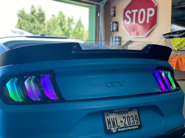 2015 - 2023 Ford Mustang RGB tail lights - Flow Series