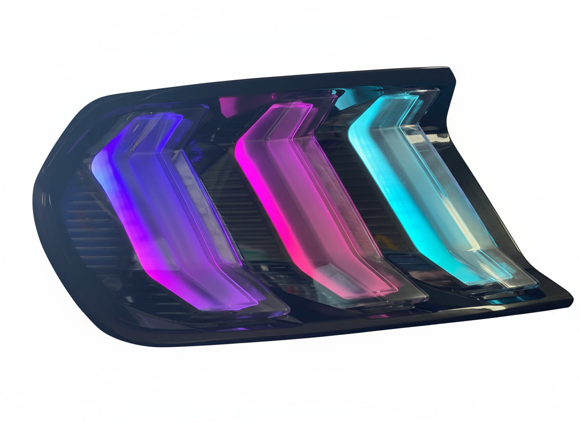 2015 - 2023 Ford Mustang RGB tail lights - Flow Series