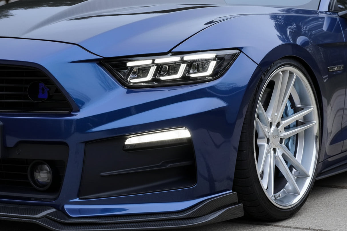2015-2017 Ford Mustang S650 Style Headlights - Flow Series
