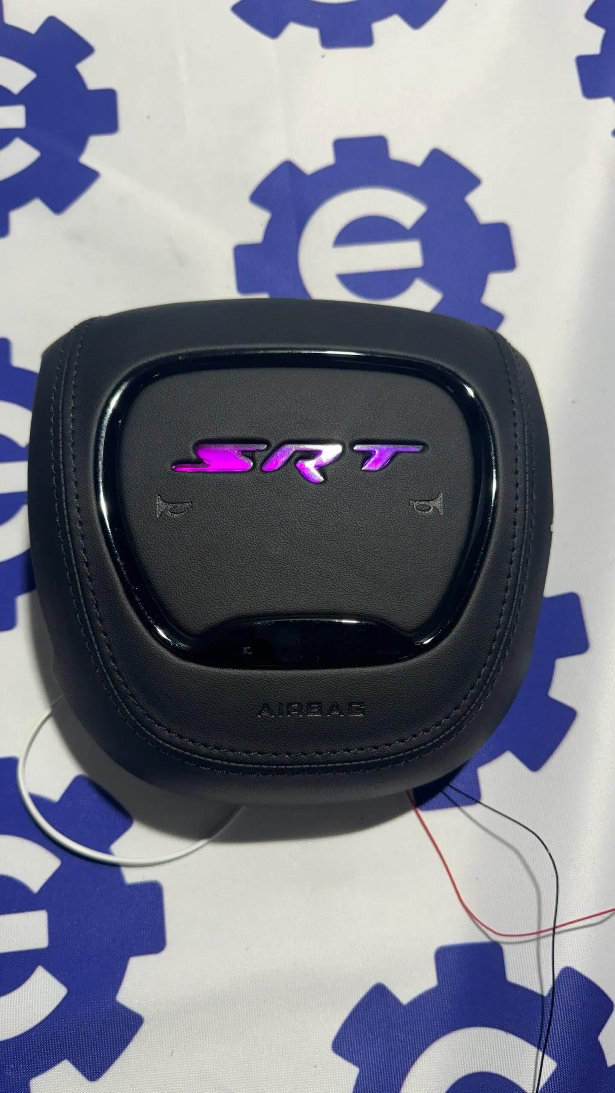 2015-2023 Dodge Charger/Challenger SRT RGB LED Airbag Cover - Customizable