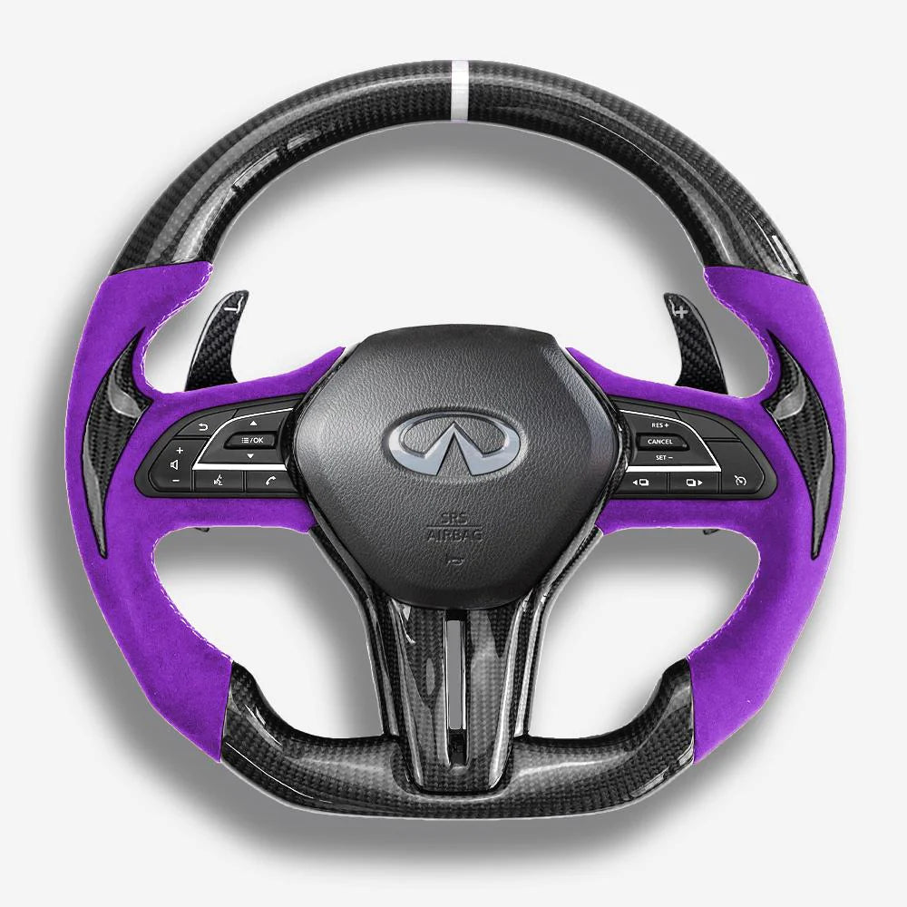2018+ Infiniti Q50 Carbon Fiber Steering Wheel
