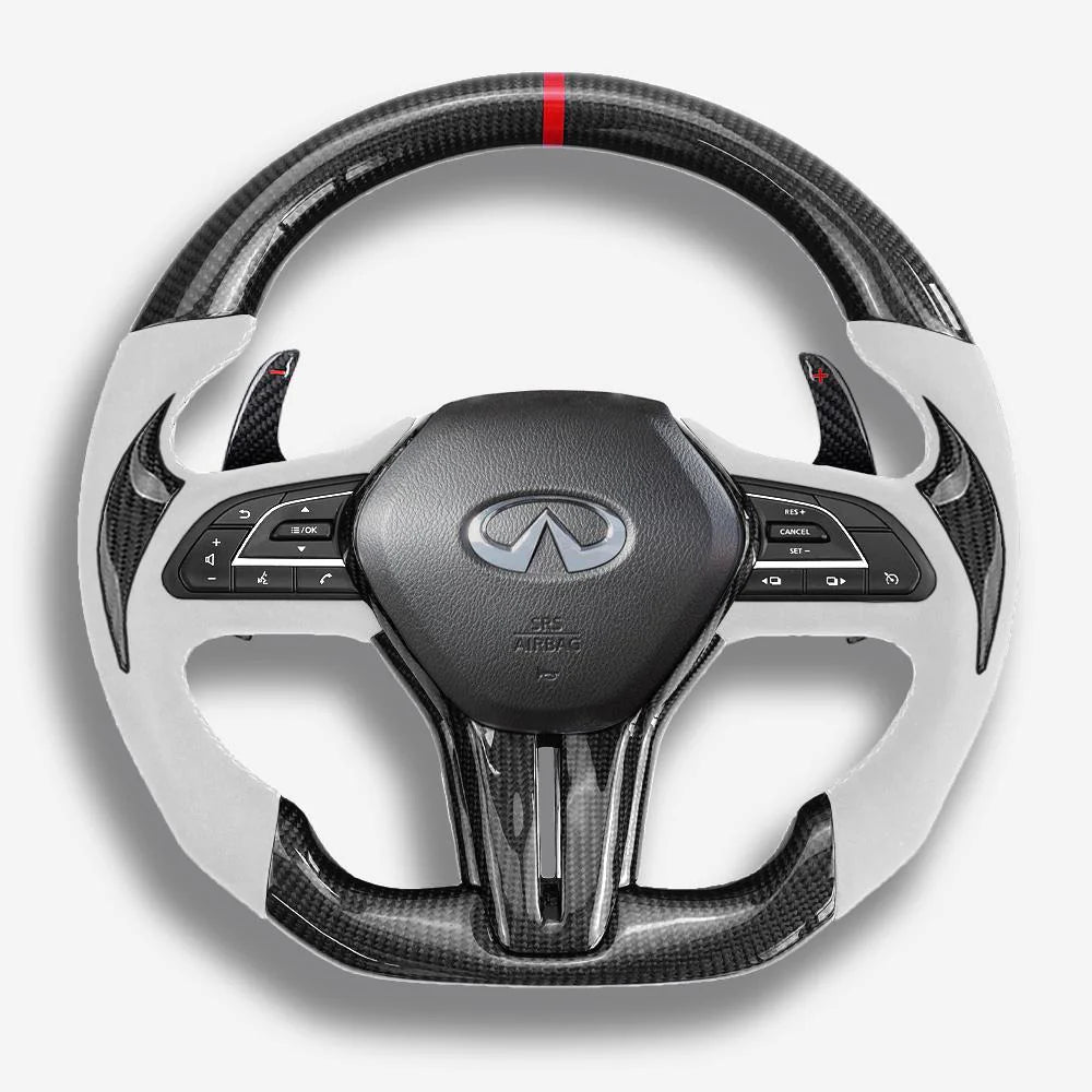 2018+ Infiniti Q50 Carbon Fiber Steering Wheel