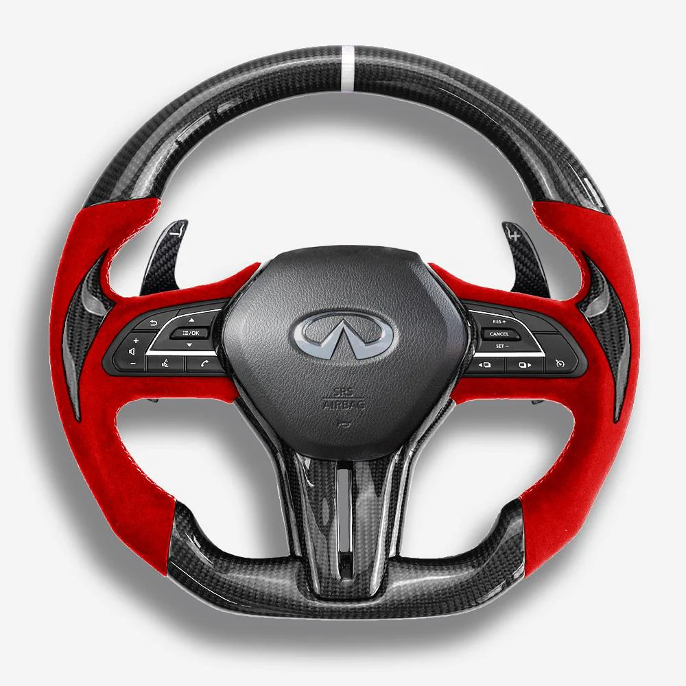 2018+ Infiniti Q50 Carbon Fiber Steering Wheel