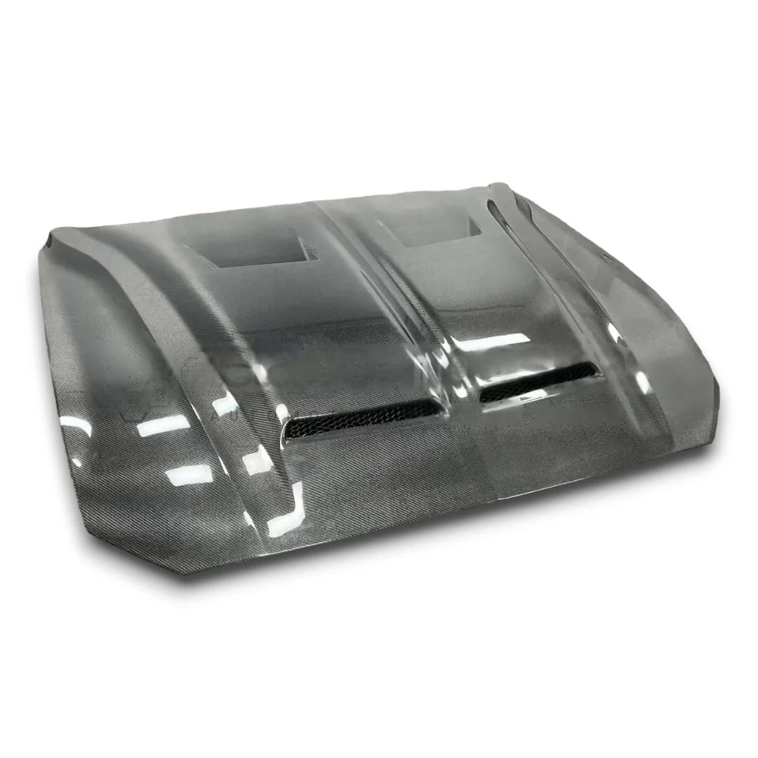 2015-2023 Mustang Carbon Fiber Supersnake Style Hood