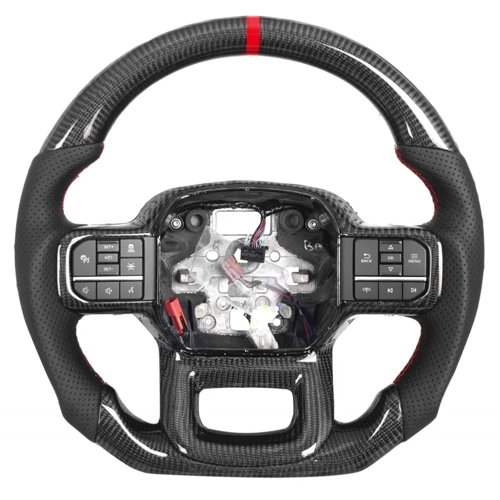 2021-2025 Ford F150 Carbon Fiber Steering Wheel - Customizable