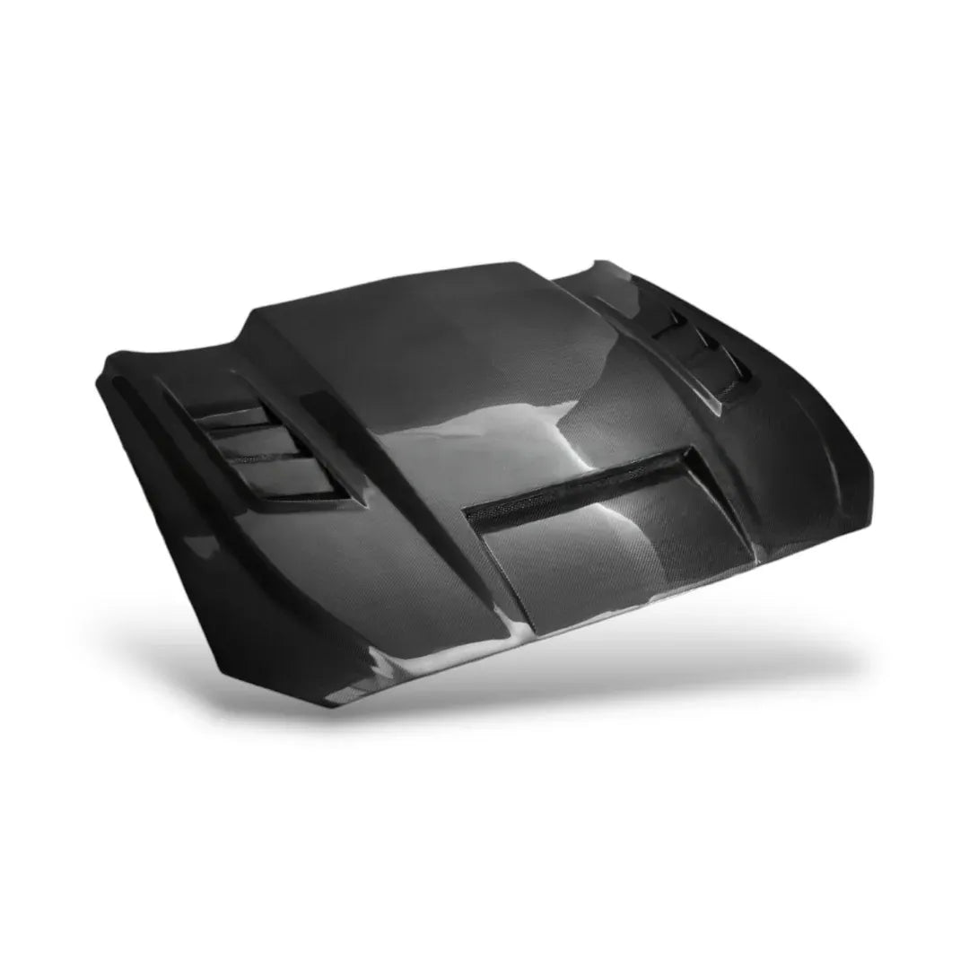 2015-2023 Mustang Carbon Fiber Terminator Style Cowl Hood