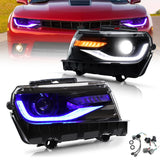 RGB Dual Beam Headlights For Chevrolet Camaro 5th Gen 2014 2015