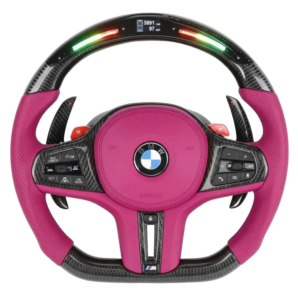 2020+ BMW G-Series Carbon Fiber Steering Wheel - Preset