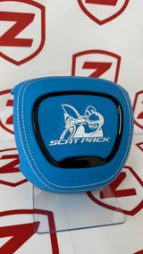 2015-2023 Dodge Charger/Challenger/Durango Scatpack Carbon Fiber Steering Wheel + Led Screen + Airbag Cover - Preset