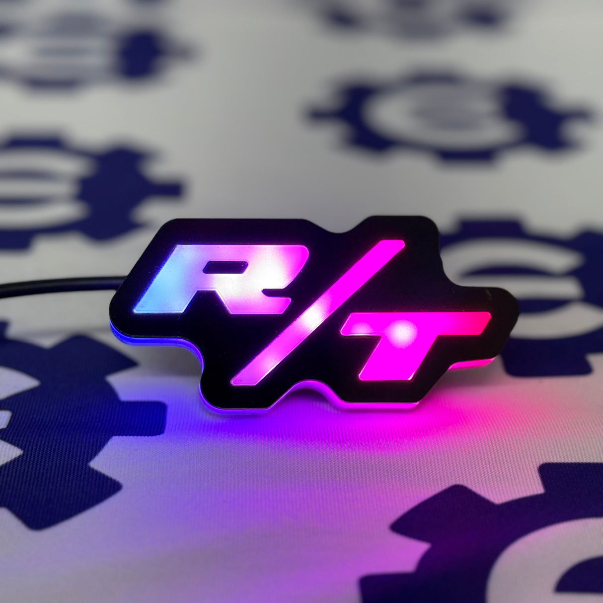 Dodge RT Flow Series RGB LED Badge Emblem Logo