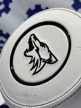 Ford Mustang Coyote embroidery white leather