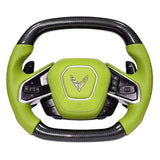 C8 Corvette Carbon Fiber Steering Wheel - Preset
