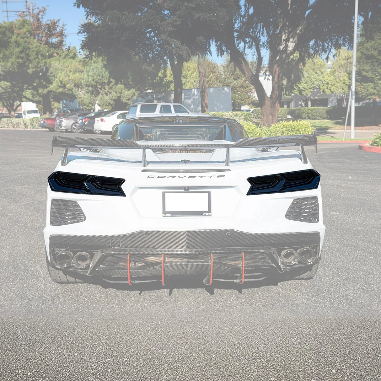 Chevrolet Corvette C8 Tinted Rear Light Cover