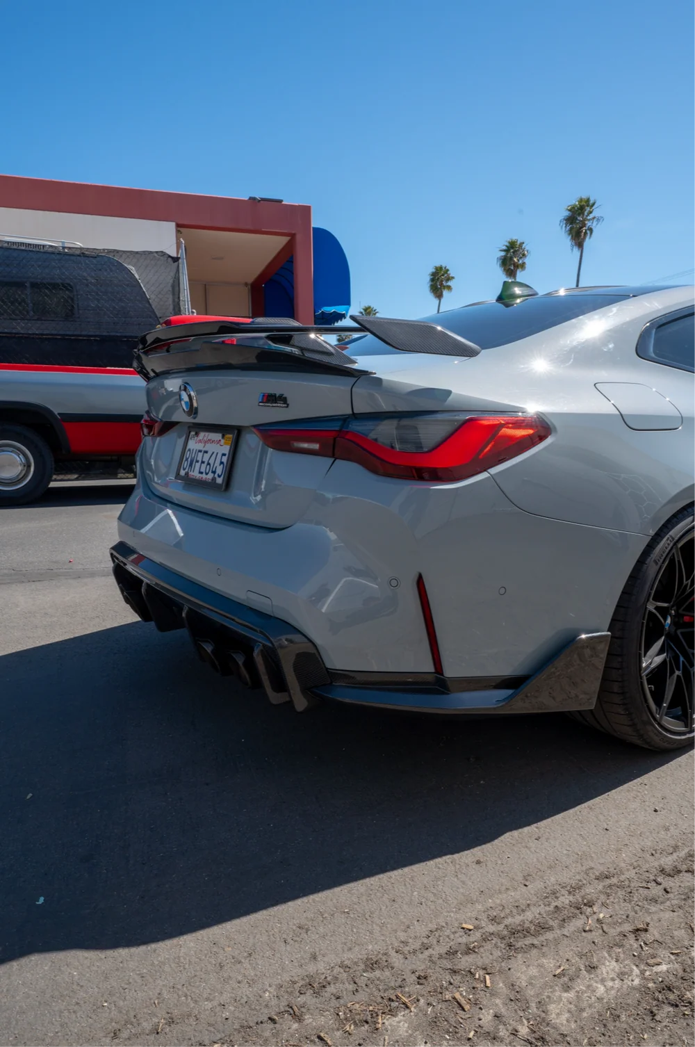 Carbon Fiber Rear Bumper MP Splitters – BMW G80 M3 / G82–G83 M4