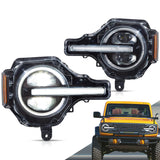 LED Head Lights For Ford Bronco 2020-2024