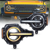 LED Head Lights For Ford Bronco 2020-2024