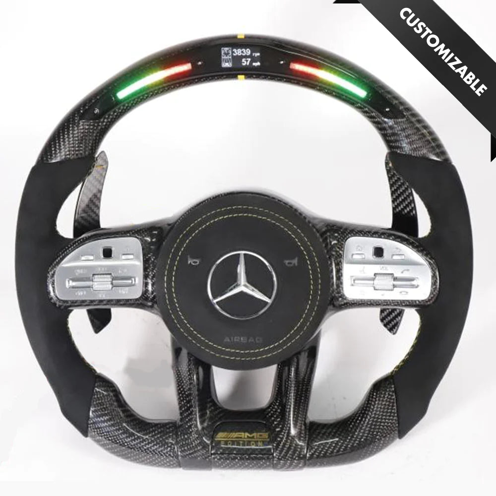 2020 Mercedes-Benz AMG Carbon Fiber Steering Wheel (FITS 2010+ ALL MODELS)