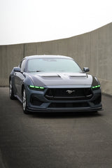 2024+ Ford Mustang S650 RGB Headlights With Gloss Black Housing (Pair)