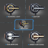 LED Head Lights For Ford Bronco 2020-2024