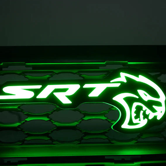 Dodge Mopar Hellcat SRT RGB Flow Series LED Badge Emblem Logo