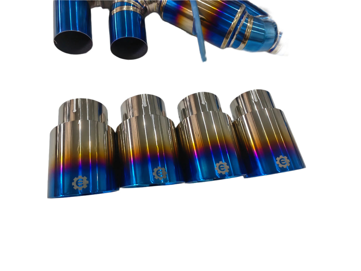 Chevy Corvette C8 Titanium Valved Catback Exhaust - APEX Exhaust