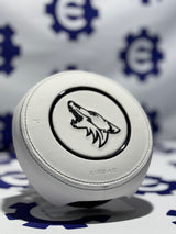 Ford Mustang Coyote embroidery white leather