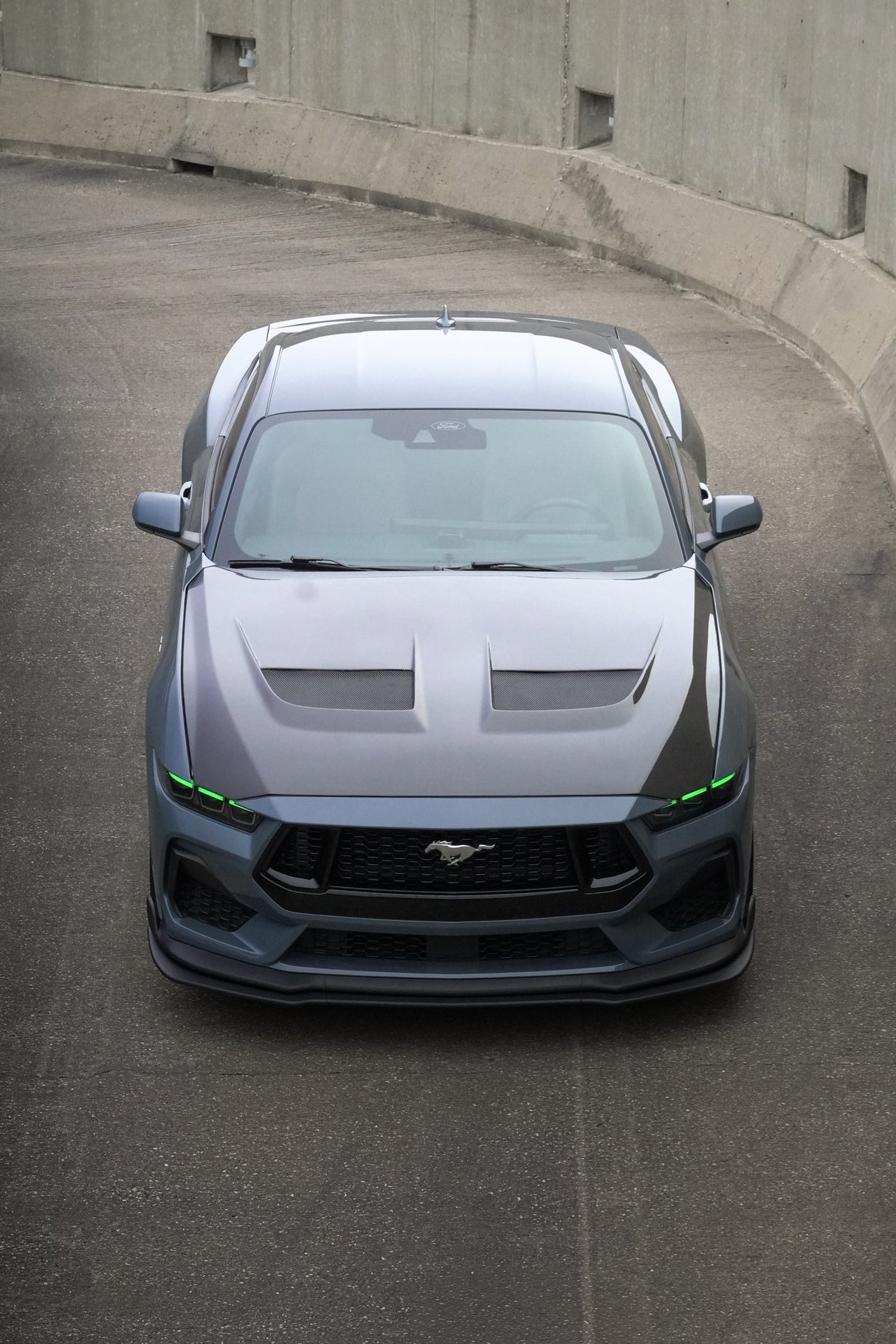 2024+ Ford Mustang S650 RGB Headlights With Gloss Black Housing (Pair)