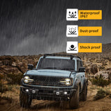 LED Head Lights For Ford Bronco 2020-2024