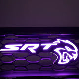 Dodge Mopar Hellcat SRT RGB Flow Series LED Badge Emblem Logo