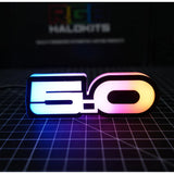 Mustang GT 5.0 RGB Flow Series LED Badge Emblem Logo