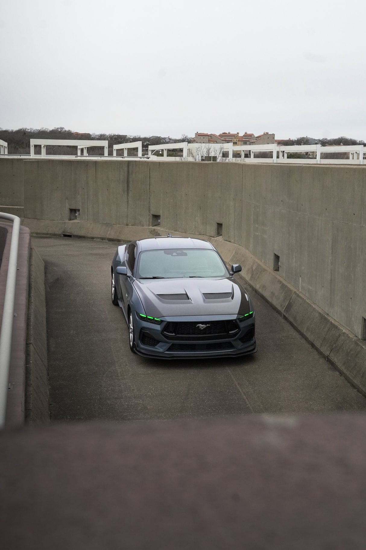 2024 + Ford Mustang S650 Type-GTD Gloss Carbon Fiber Front Hood
