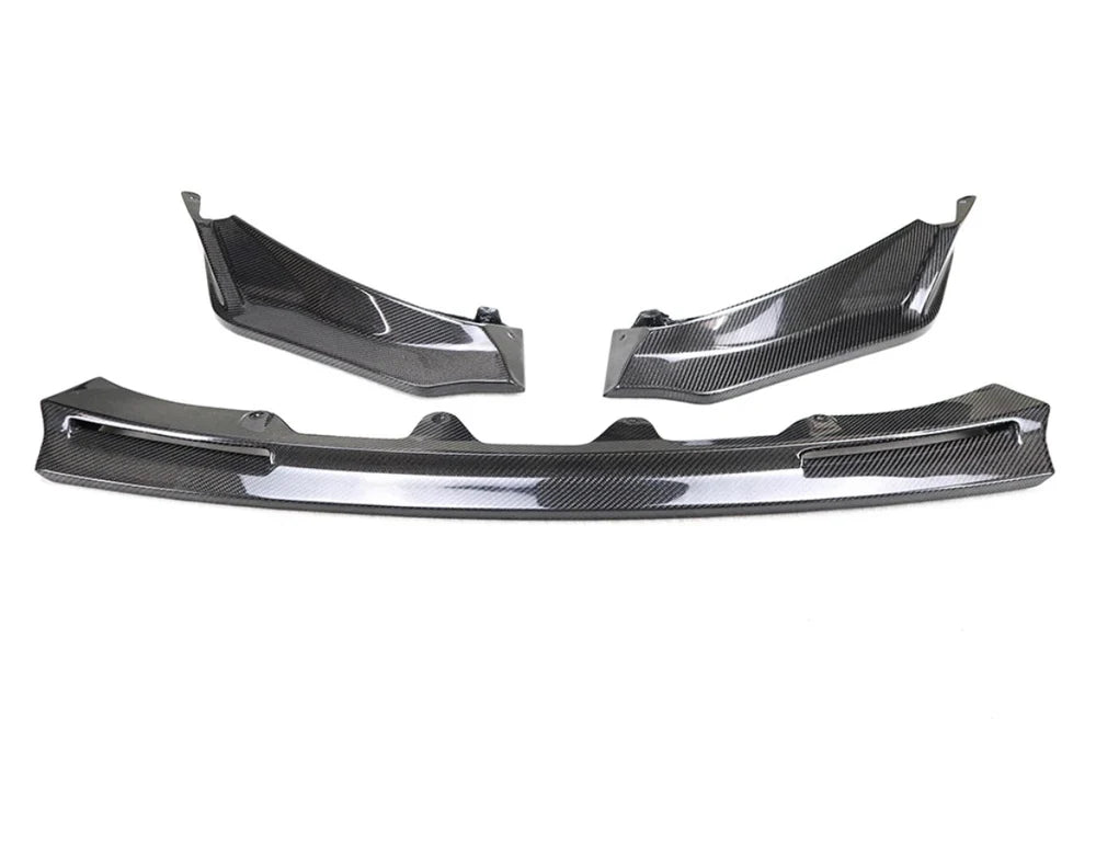 V Style V1 Carbon Fiber Front Lip – 3PC Design BMW G80 M3 / G82 G83 M4