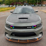 2015-2023 Dodge Charger RGBW Flow Series LED Grill Snorkel Lights