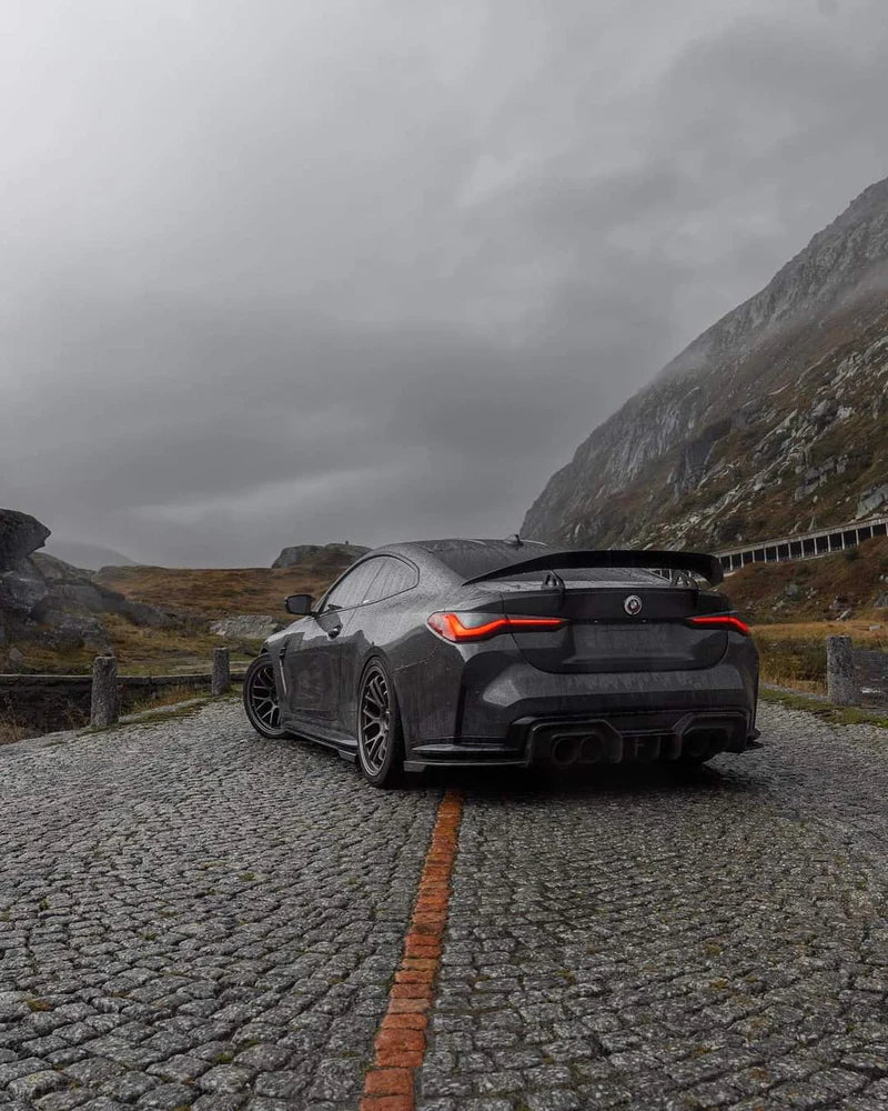 AD Style Carbon Fiber Rear Wing V1 - BMW G80 M3 & G82/G83 M4 & 4 Series