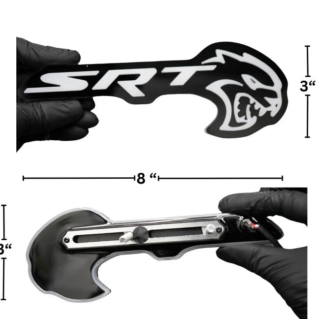 Dodge Mopar Hellcat SRT RGB Flow Series LED Badge Emblem Logo