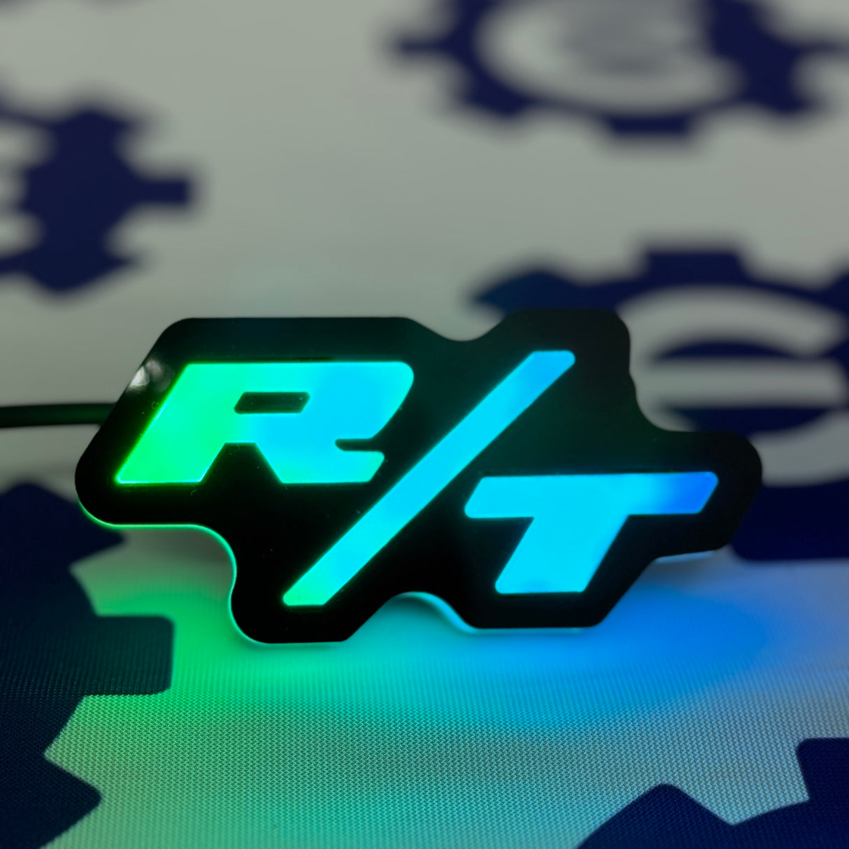 Dodge RT Flow Series RGB LED Badge Emblem Logo
