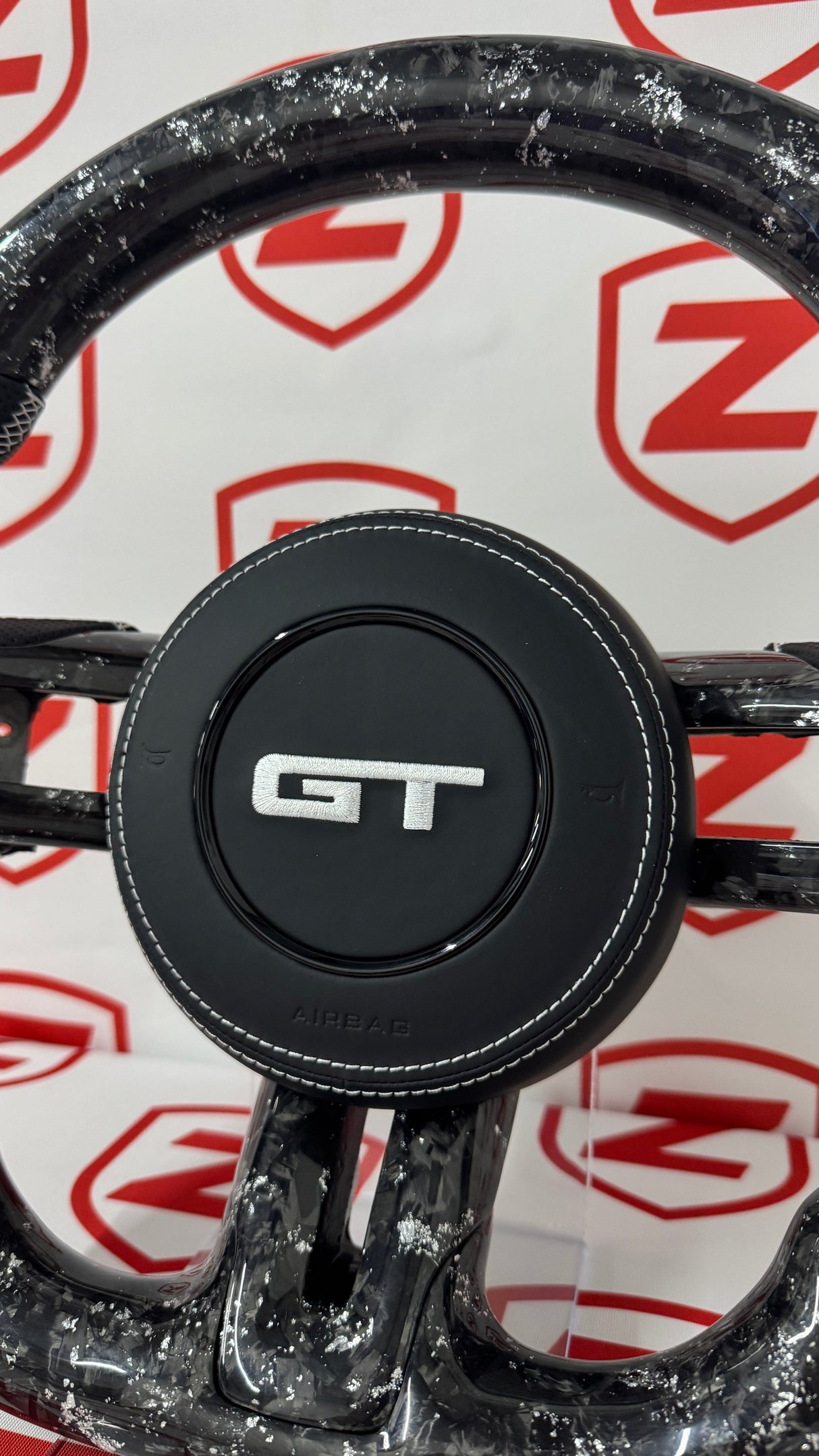 2015-2023 Ford Mustang GT Forged Carbon Fiber Steering Wheel - Preset