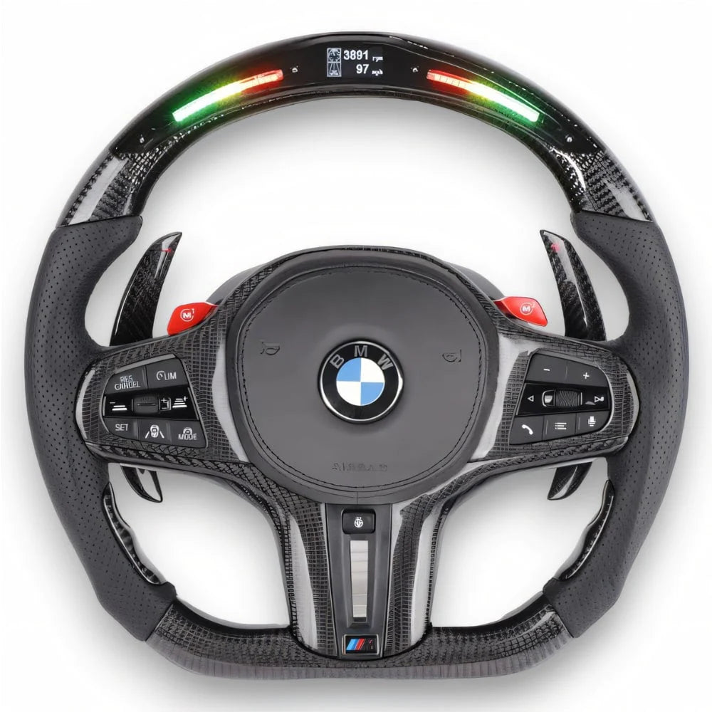 2022+ BMW M4 Carbon Fiber Steering Wheel - Customizable