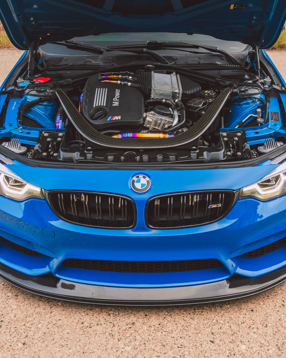 J Style Front Lip – Carbon Fiber – BMW F80 M3 / F82 F83 M4