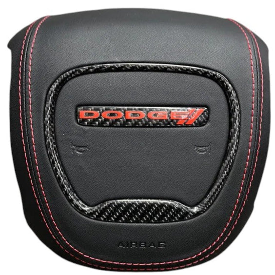 2015+ Dodge Airbag Cover - Carbon Fiber