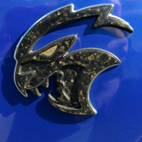 Custom Hellcat Carbon Fiber Badges