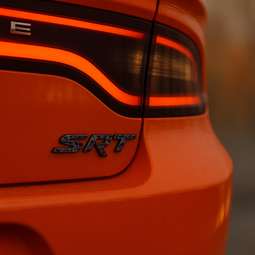 Custom SRT Carbon Fiber Badges