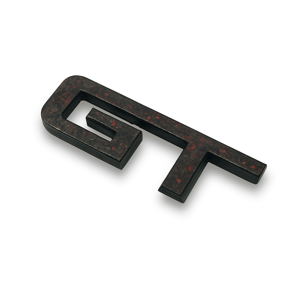 Custom Mustang GT Carbon Fiber Badges S550
